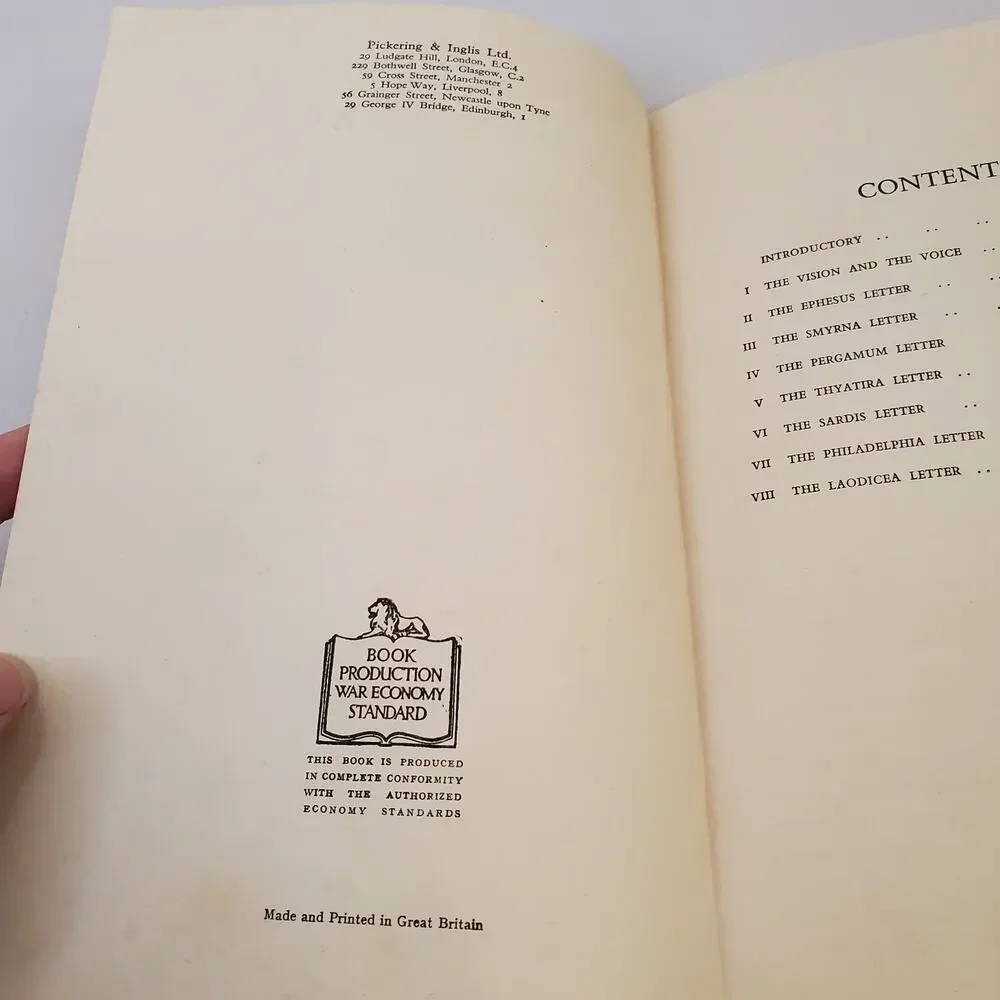 Letters Of Our Lord Revelation Bible Commentary (G. CAMPBELL MORGAN) Ex Library